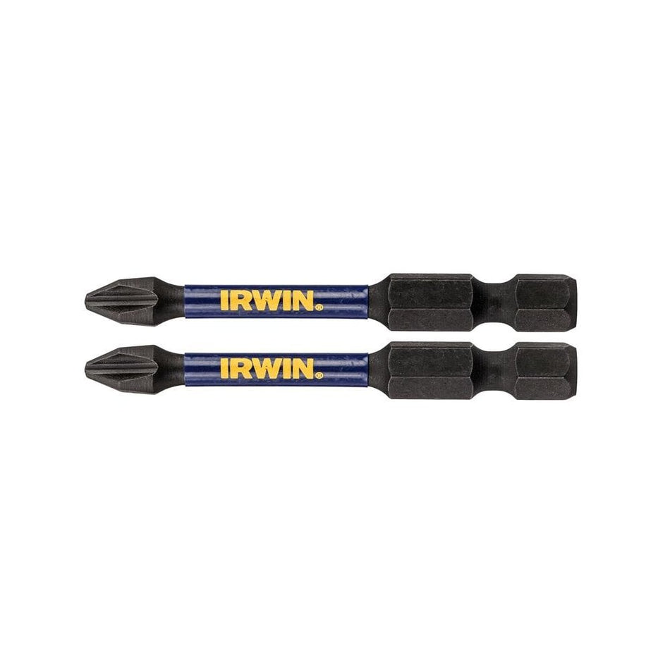 IRWINÂ© Impact Pro Performance Screwdriver Bits PH2 57mm (Pack 2)