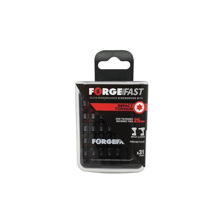 ForgeFix ForgeFast TORXÂ© Compatible Impact Bit Set, 31 Piece