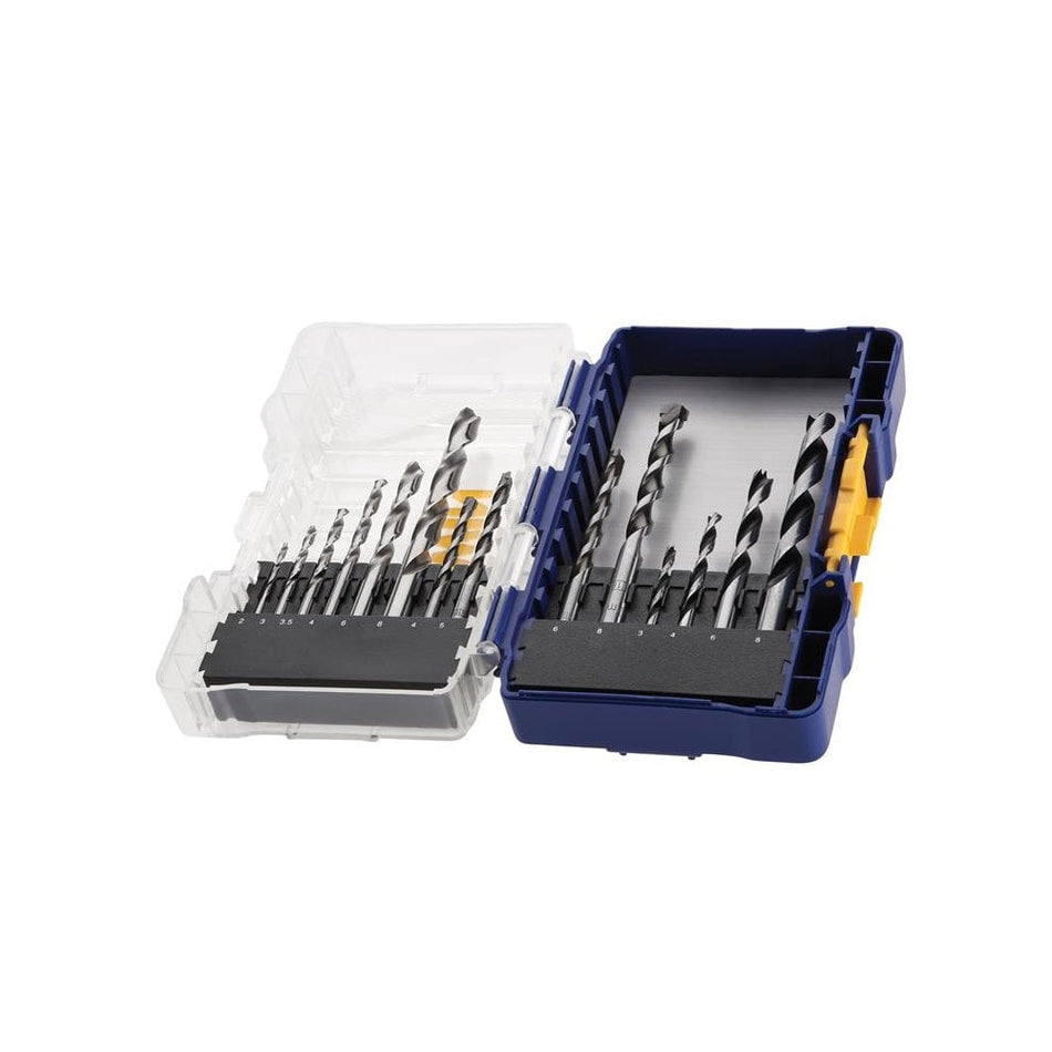 IRWINÂ© HSS Pro Combination Drilling Set, 15 Piece