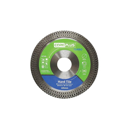 CorePlus HT105 Hard Tile Turbo Diamond Blade 105mm