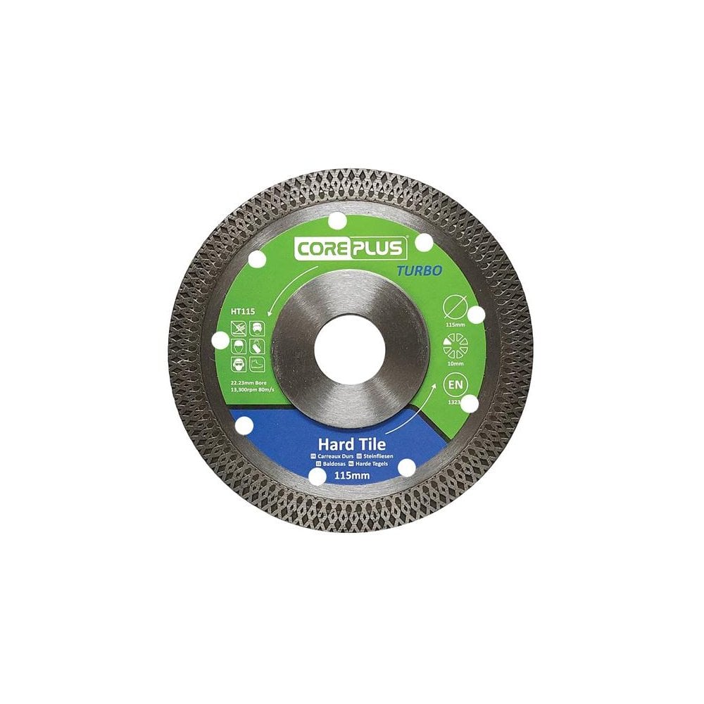 CorePlus HT115 Hard Tile Turbo Diamond Blade 115mm