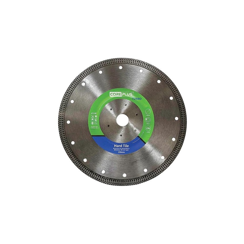 CorePlus HT230 Hard Tile Turbo Diamond Blade 230mm