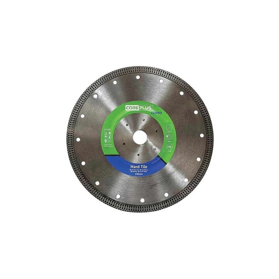 CorePlus HT230 Hard Tile Turbo Diamond Blade 230mm