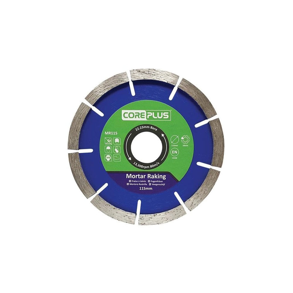 CorePlus MR115 Mortar Raking Diamond Blade 115mm