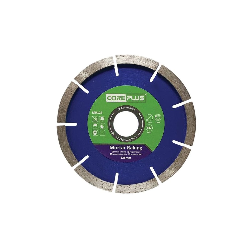 CorePlus MR125 Mortar Raking Diamond Blade 125mm