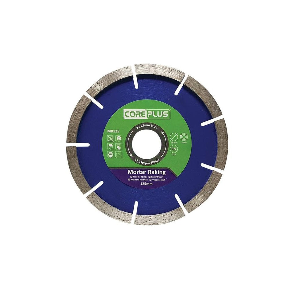 CorePlus MR125 Mortar Raking Diamond Blade 125mm