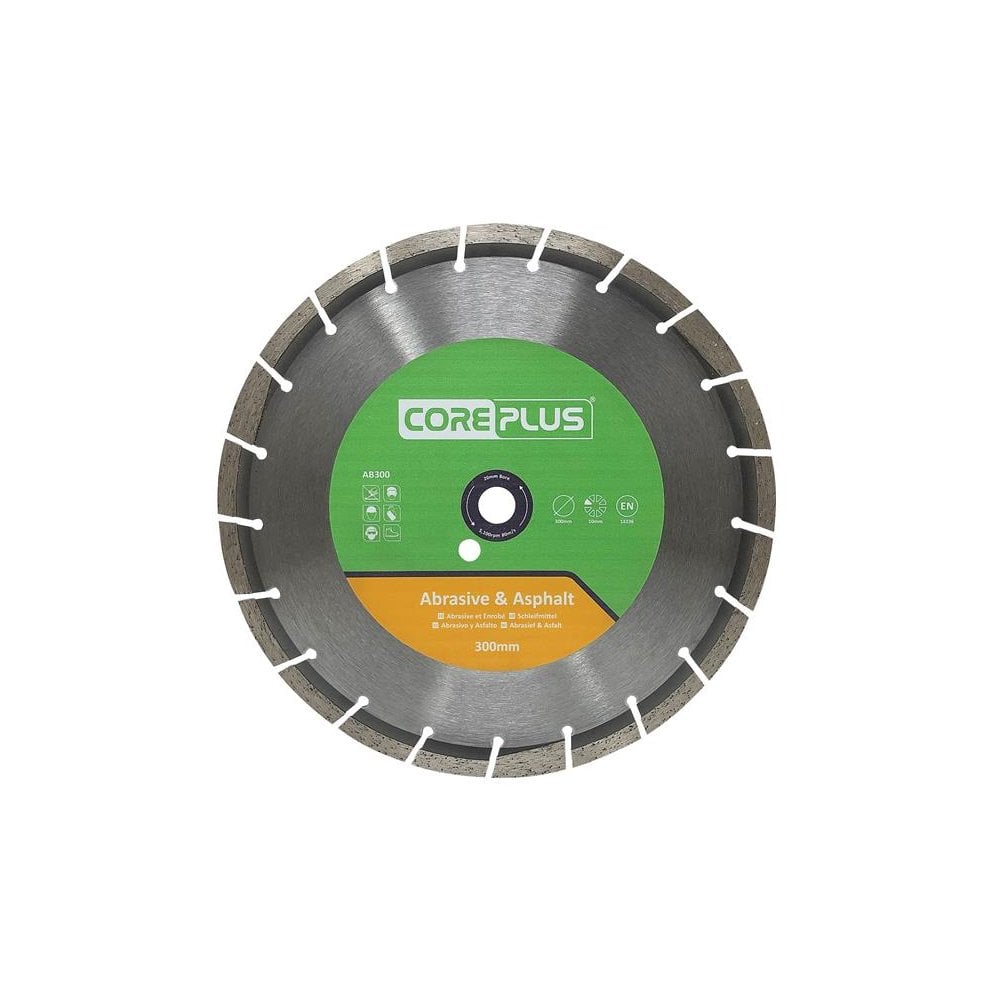 CorePlus AB300 Abrasive & Asphalt Diamond Blade 300mm