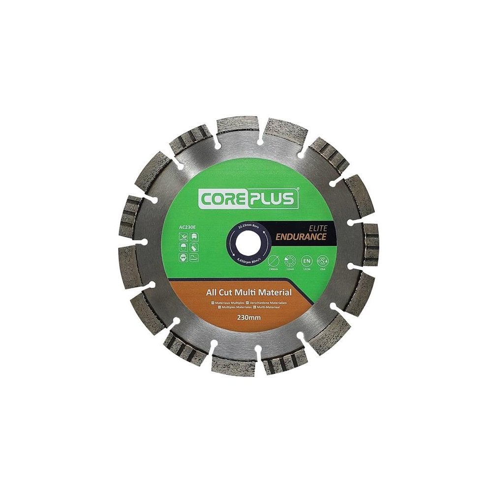 CorePlus AC230E Elite All Cut Multi-Material Diamond Blade 230mm