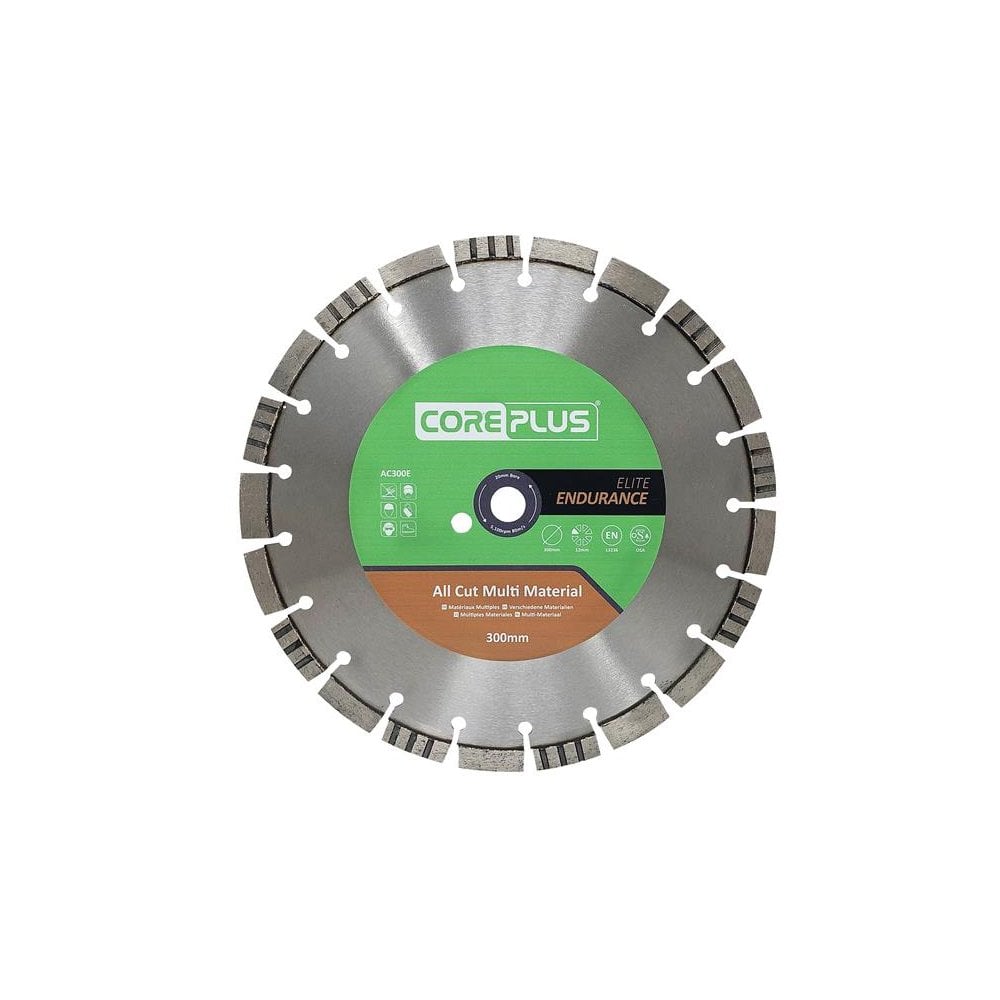 CorePlus AC300E Elite All Cut Multi-Material Diamond Blade 300mm