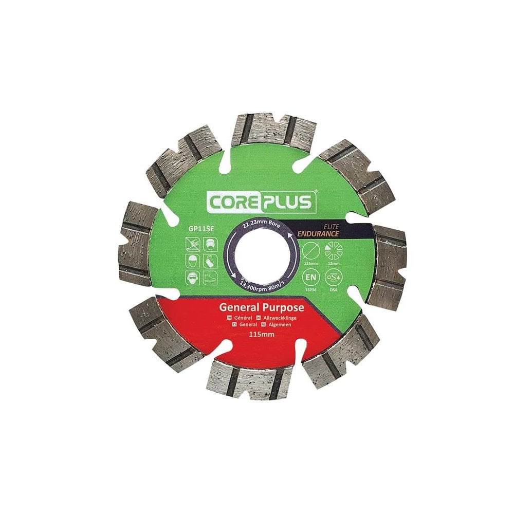 CorePlus GP115E Elite General-Purpose Diamond Blade 115mm