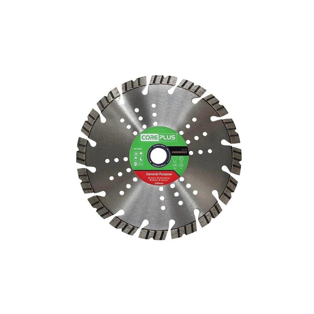 CorePlus GP230E Elite General-Purpose Diamond Blade 230mm