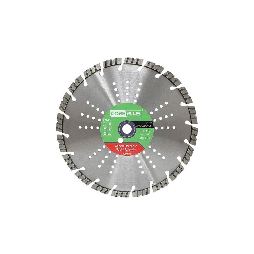 CorePlus GP300E Elite General-Purpose Diamond Blade 300mm