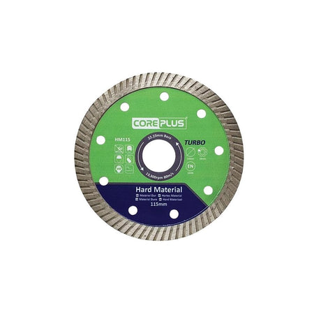 CorePlus HM115 Hard Material Turbo Diamond Blade 115mm