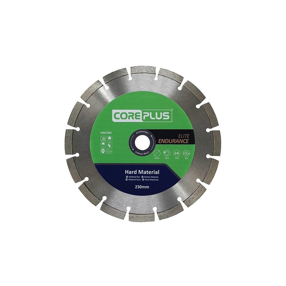 CorePlus HM230E Elite Hard Material Diamond Blade 230mm