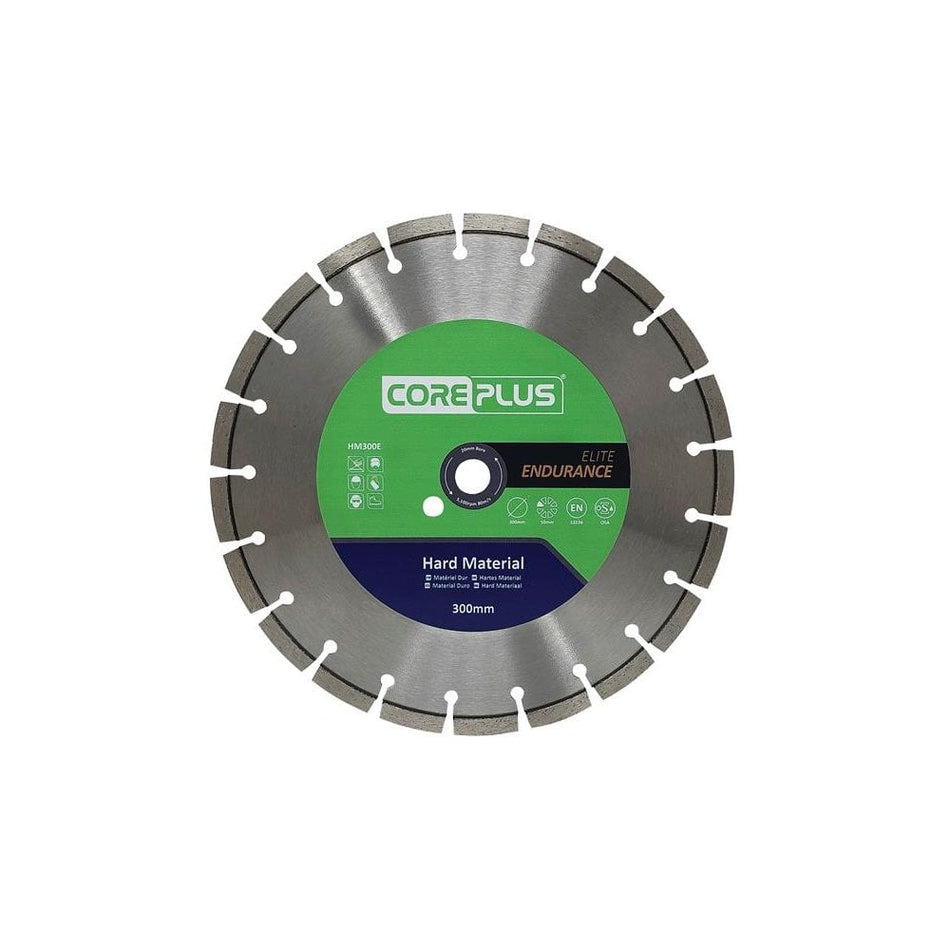 CorePlus HM300E Elite Hard Material Turbo Diamond Blade 300mm