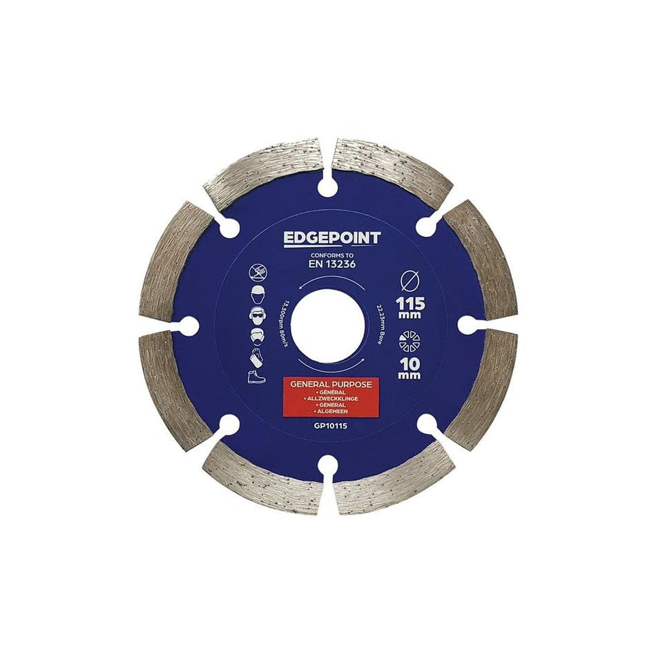 EdgePoint GP10115 General-Purpose Diamond Blade 115mm