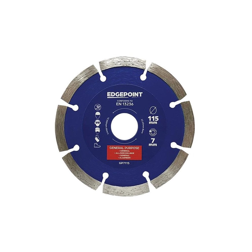 EdgePoint GP7115 General-Purpose Diamond Blade 115mm