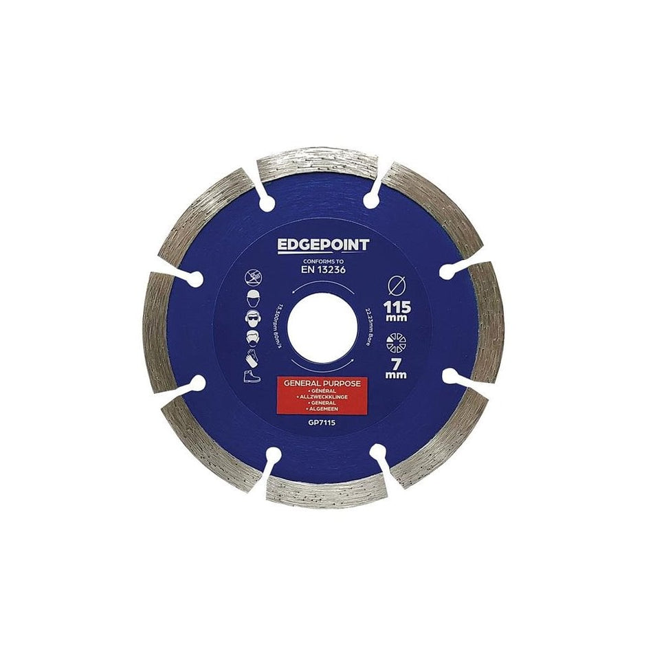 EdgePoint GP7115 General-Purpose Diamond Blade 115mm