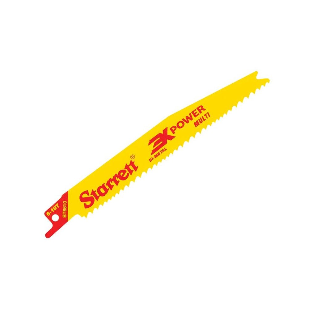 Starrett BT12610-5 Bi-Metal Reciprocating Blade, Tapered 300mm 6-10 TPI (Pack 5)
