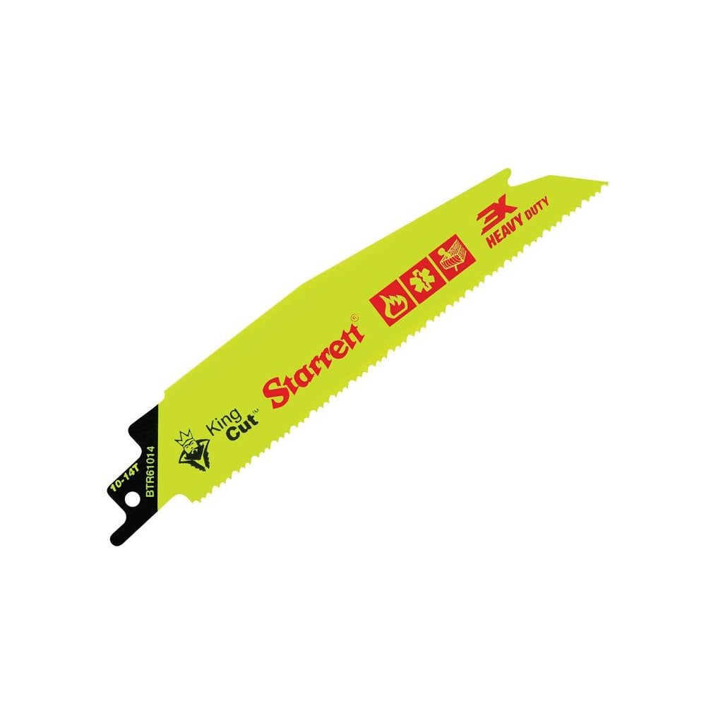 Starrett BTR61014-5 Bi-Metal King Cut? Demolition Blade 152mm 10-14 TPI (Pack 5)