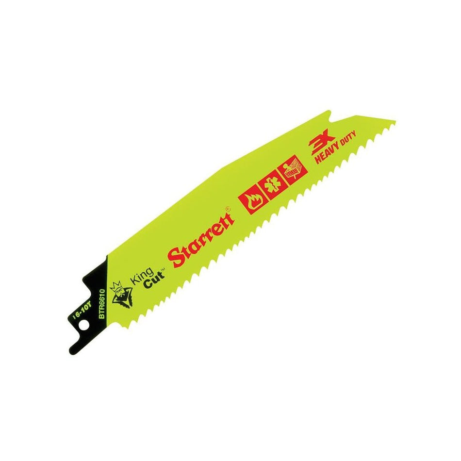 Starrett BTR6610-5 Bi-Metal King Cut? Demolition Blade 152mm 6-10 TPI (Pack 5)