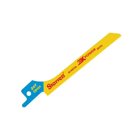 Starrett SB424-5 Bi-Metal Reciprocating Blade, Metal Scroll 100mm 24 TPI (Pack 5)