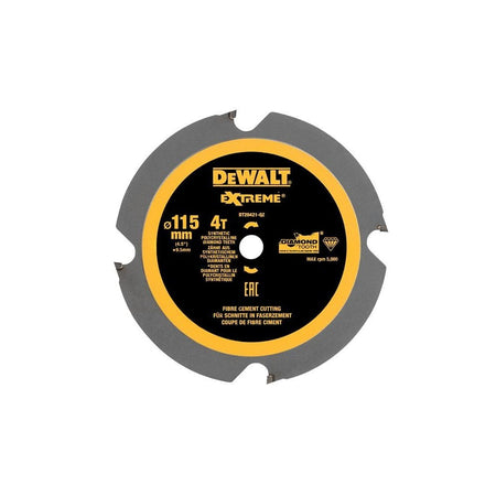 DEWALT DT20421 PCD Circular Saw Blade 115 x 9.5mm x 4T