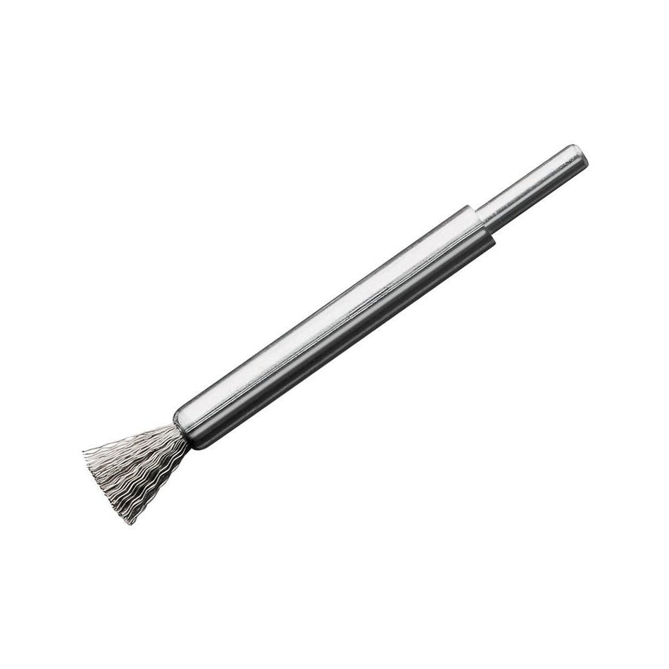 Lessmann End Brush with Shank 12 x 120mm, 0.30 Steel Wire