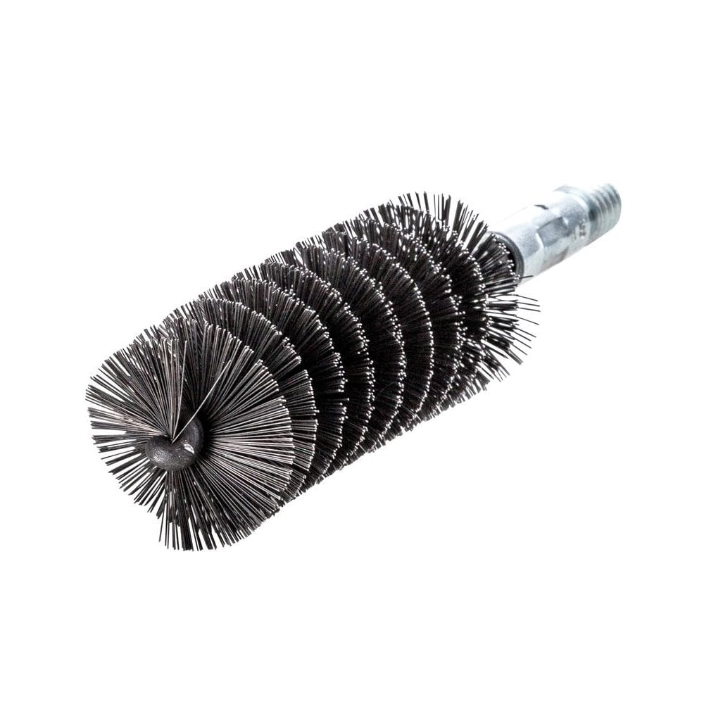 Lessmann Threaded Tube Brush 30mm Steel Wire