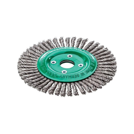 Lessmann Pipeline Brush 48 Knots 178 x 22.2mm Bore Steel Wire