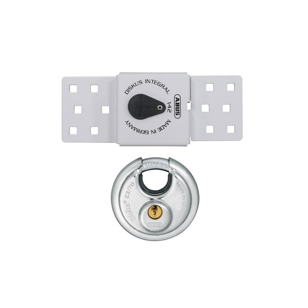 ABUS Mechanical 142 Series Sliding Door Van Lock & 23/70mm DiskusÂ© Padlock