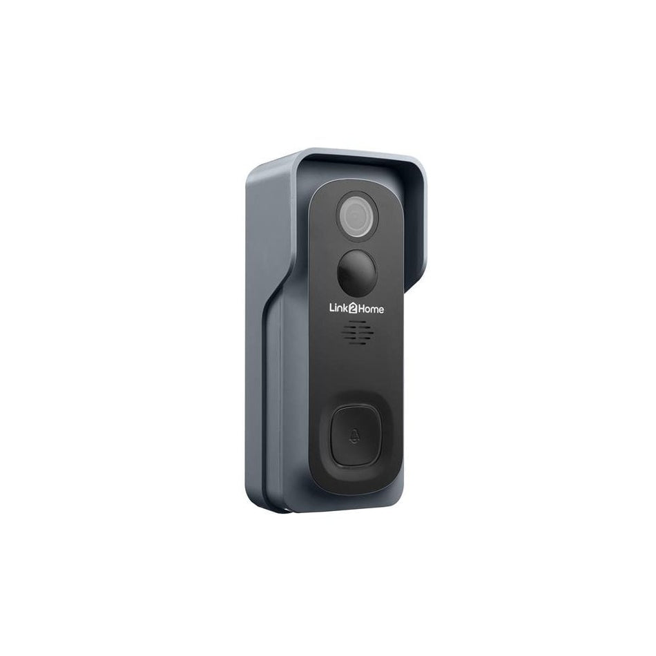 Link2Home Weatherproof (IP54) Smart Battery Doorbell