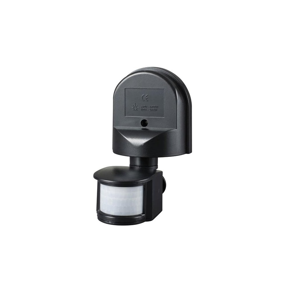 Meridian Lighting Wall Mounted PIR Motion Detector Black