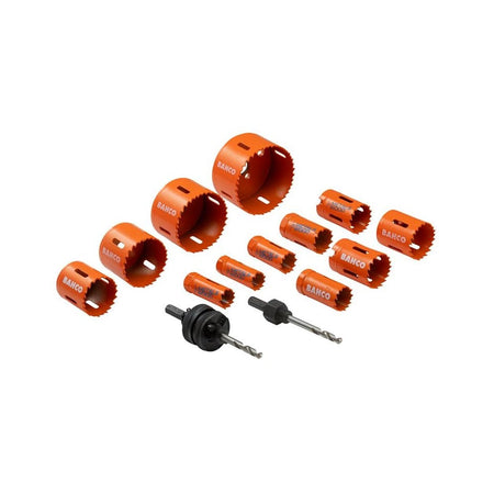 Bahco Plumber's Bi-Metal Holesaw Set, 14 Piece