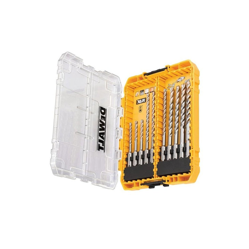 DEWALT DT70752 SDS Plus XLR Full Head Carbide Drill Bit Set, 10 Piece