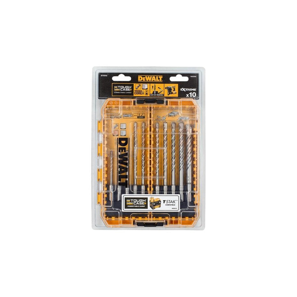 DEWALT SDS Plus Extreme 2Â© Drill Bit Set, 10 Piece
