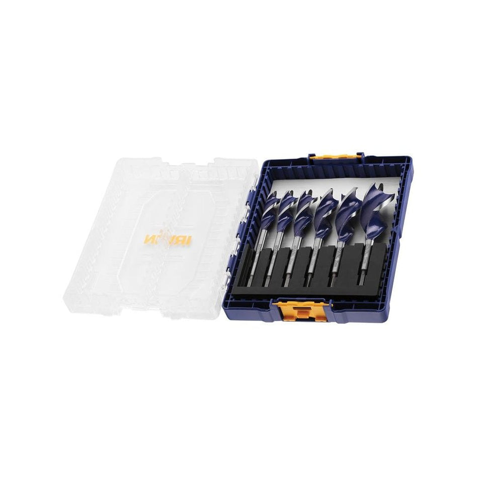IRWINÂ© Blue Groove 6X Wood Bit Set, 6 Piece