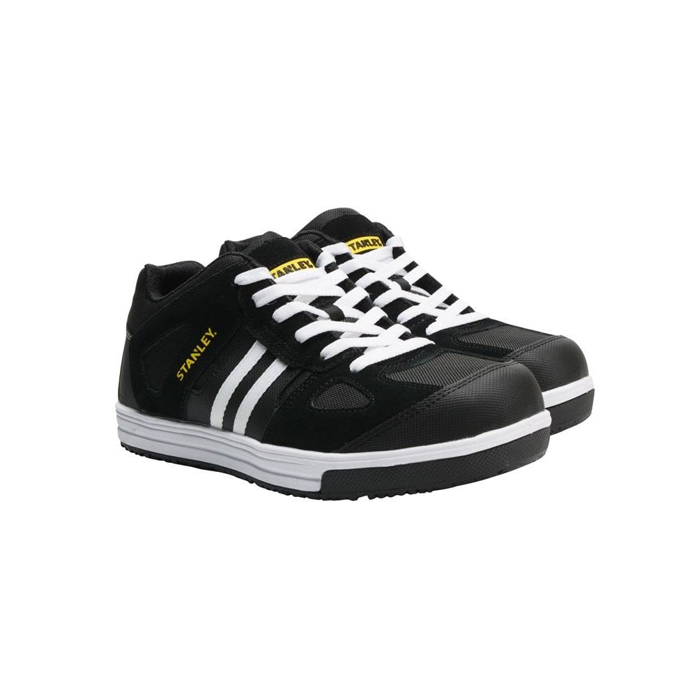 Stanley Clothing Cody Safety Trainers Black/White Stripe UK 6 EUR 39/40