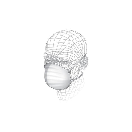 Vitrex Fold Flat Cup Respirator (3 Pack)