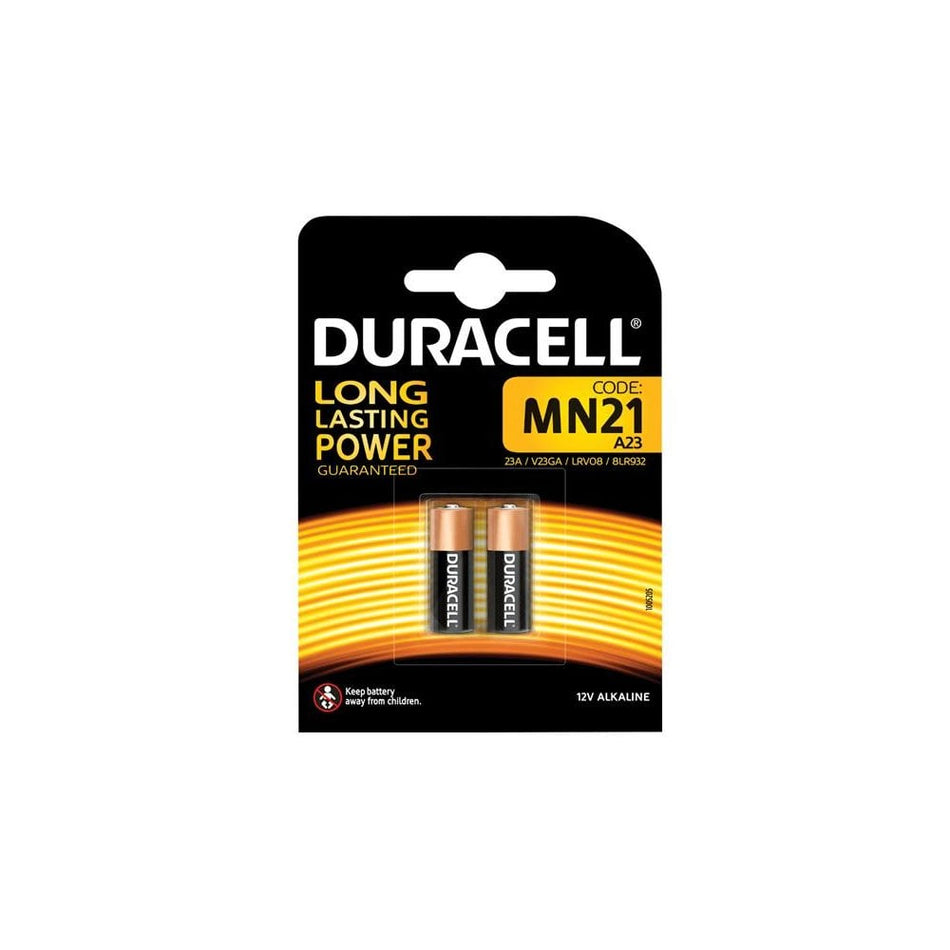 Duracell MN21 A23 LRV08 Battery (Pack 2)