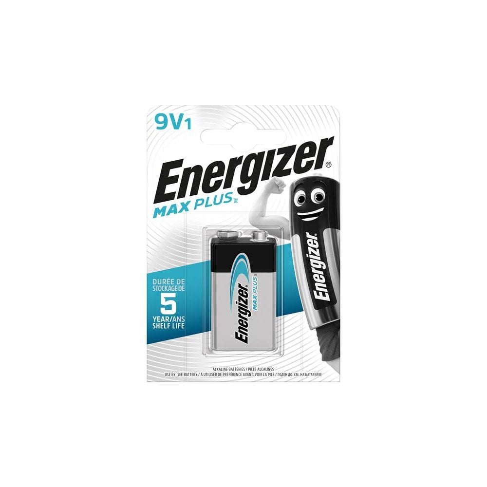 EnergizerÂ© MAX PLUS? 9V Alkaline Battery (Pack 1)