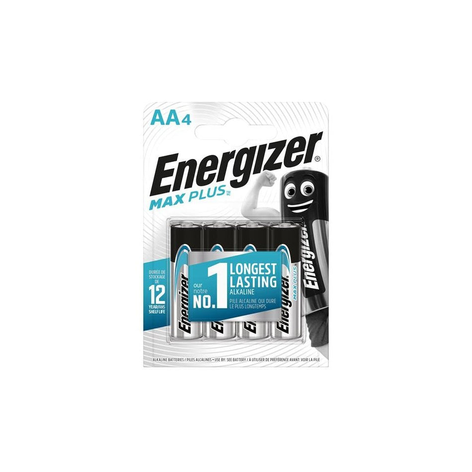 EnergizerÂ© MAX PLUS? AA Alkaline Batteries (Pack 4)