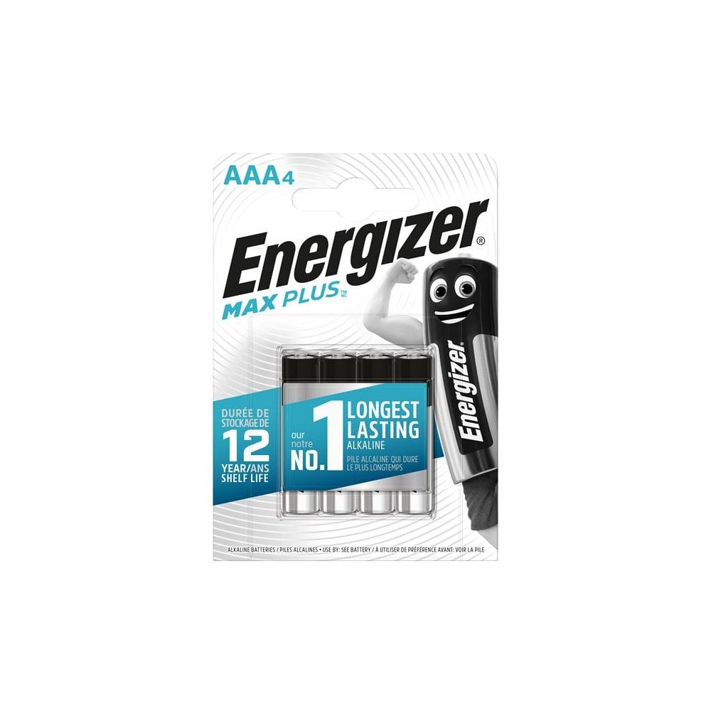 EnergizerÂ© MAX PLUS? AAA Alkaline Batteries (Pack 4)