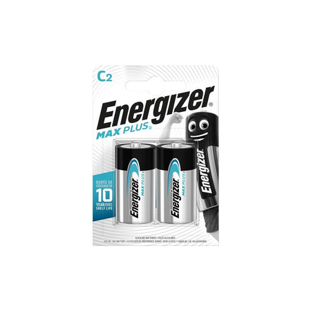 EnergizerÂ© MAX PLUS? C Alkaline Batteries (Pack 2)