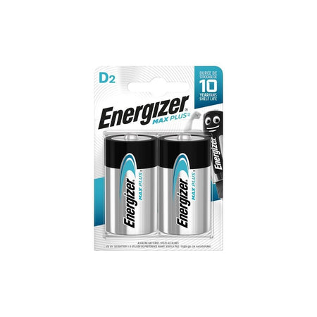 EnergizerÂ© MAX PLUS? D Alkaline Batteries (Pack 2)