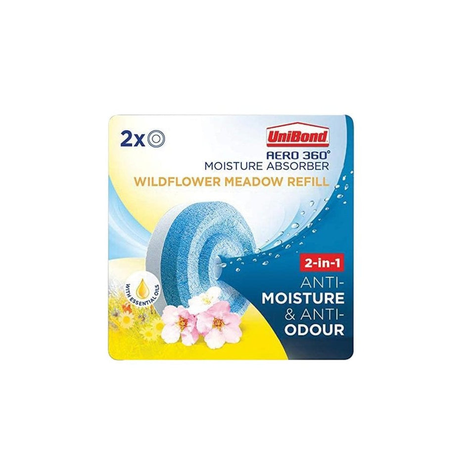 UniBond Aero 360 Moisture Absorber Wildflower Meadow Refill (Pack 2)