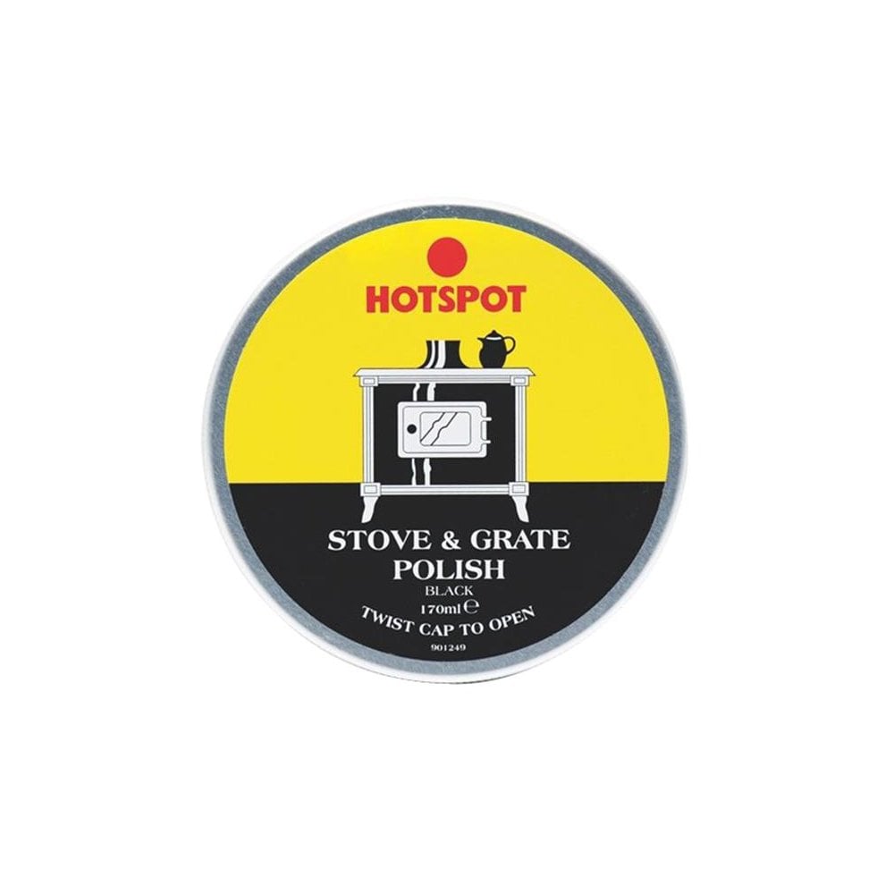 Hotspot Black Stove & Grate Polish Tin 170g