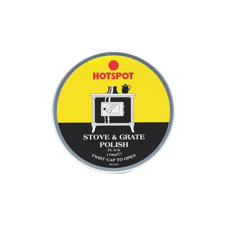 Hotspot Black Stove & Grate Polish Tin 170g
