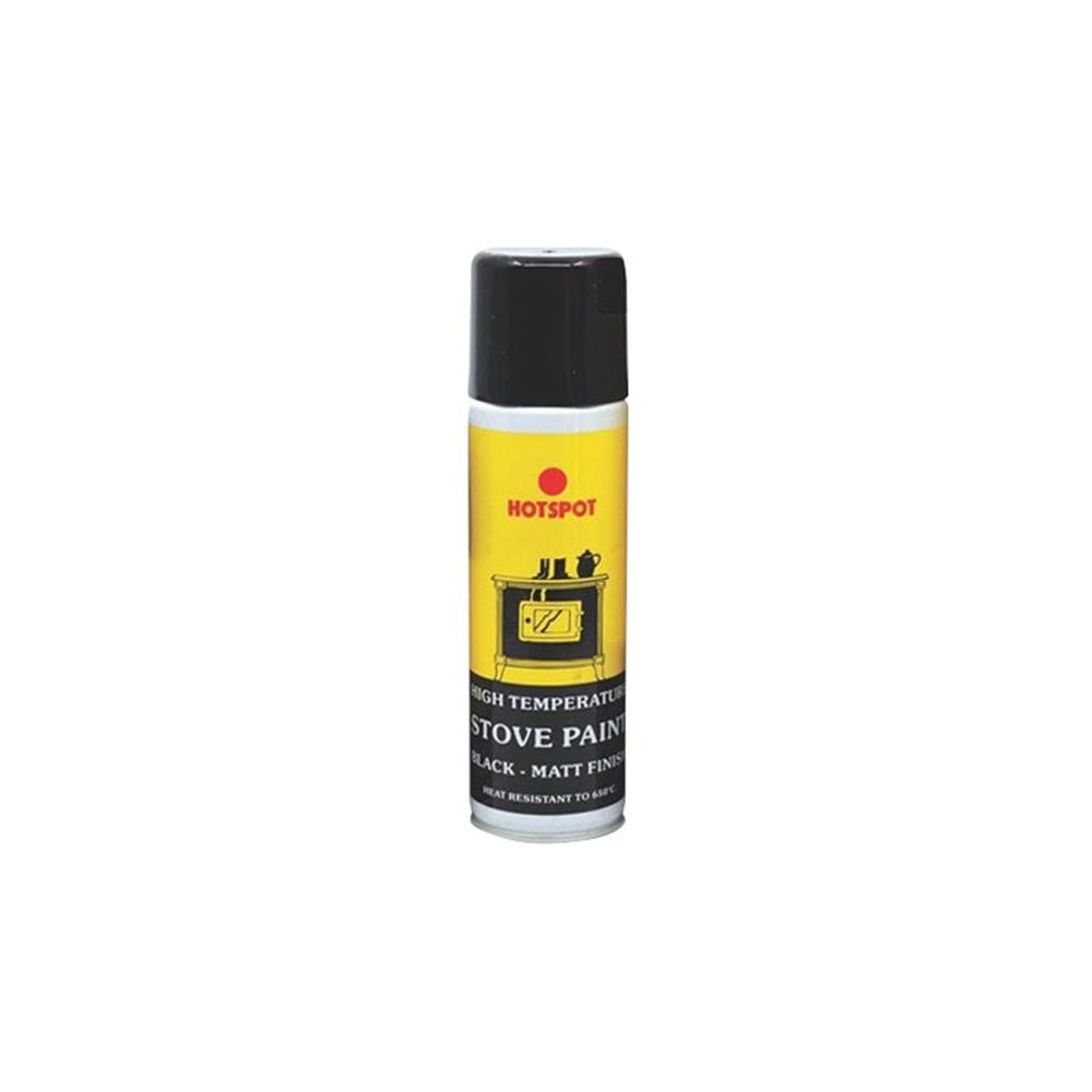 Hotspot Spray Stove Paint Matt Black 150ml