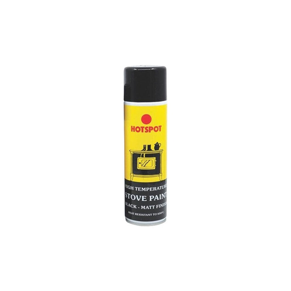 Hotspot Spray Stove Paint Matt Black 250ml